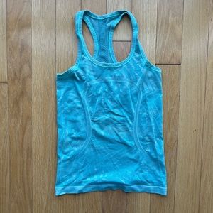 Lululemon light blue tank top